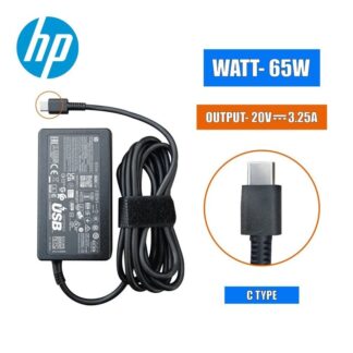 HP Laptop Adapter Charger Type-C / USB-C 65W 20V~1.5A / 20V~2.1A / 15V~3A / 12V~3A / 5V~2A