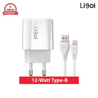 12 Watt SmartPhone Charger Ligoi White Wall Charger