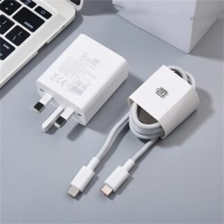 US Plug 66W Super Fast USB Charger For Mate 50 60 70 P60 Pura 70 80 300 Magic 5 6 7 Pro Type C Quick Charging Cable
