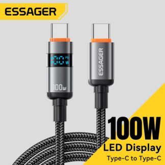 Hoco X96 HYPER 27W TYPE C 0.25M CHARGING DATA CABLE Short Type C Cable Fast Charging Type C Data Cable Black