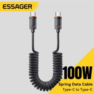 1.6M USB Charging Data Line Cable Protector Wire Cord Protection Spring Wrap Cable Winder Organizer Home Desk Accessories
