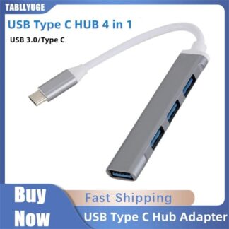 USB C Hub, Type C Hub, 5-in-1 Adapter with Ethernet, 4K USB C to HDMI, VGA, 2 USB3.0, Mic/Audio, USB-C PD 3.0, Compatible for Mac Pro and Other Type C Laptops