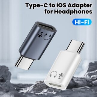 Type C to Lightning Headphone Audio Adapter for Iphone 15 16 Pro Max  iPad MacBook USB C Adapter Earphone Converter