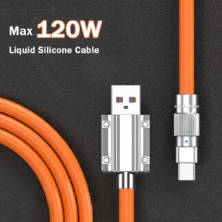 Max 120W Super Fast Type-C Charging Cable + Data Transfer Cable
